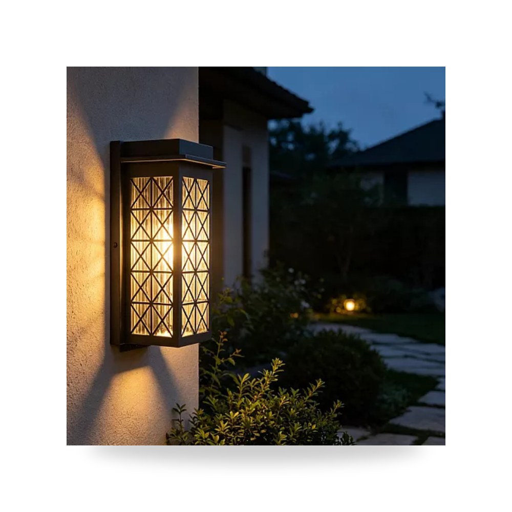 ابليك جداري خارجي اسود مودرن همر Hamer 6221BK موديل UP-15