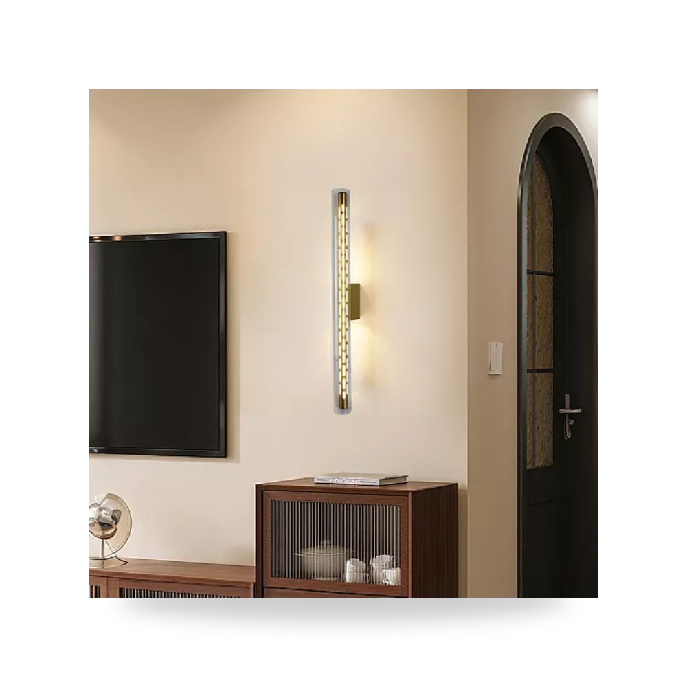 ابليك جداري زيتي زجاج شفاف 5 واط همر Hamer UP-15