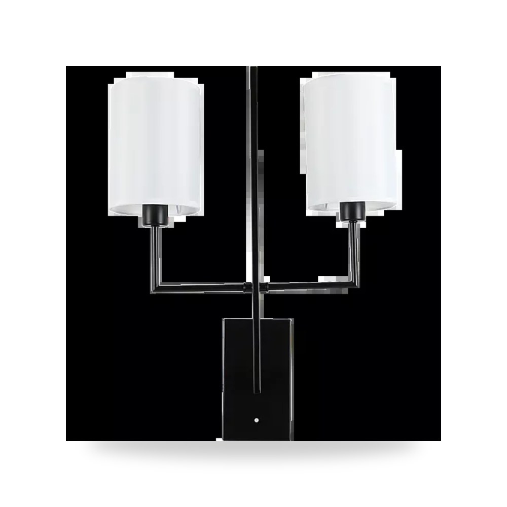 ابليك جداري مودرن همر E7161 اسود ثنائي E14 موديل UP-15