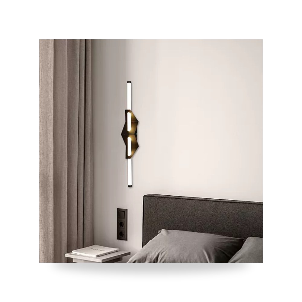 ابليك جداري مودرن همر E6977 اسود 12 واط 3C موديل UP-15
