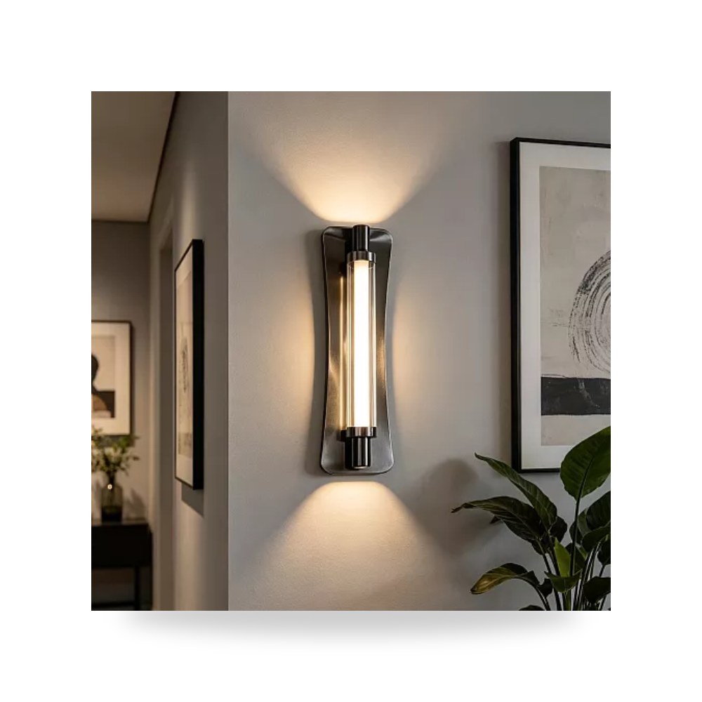 ابليك جداري همر UP-15 اسود لامع 5 واط 350 مم 3C
