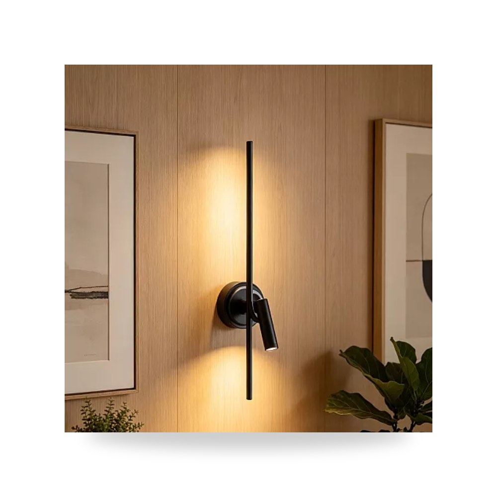 ابليك جداري مودرن همر UP-15 اسود 15 واط 3C