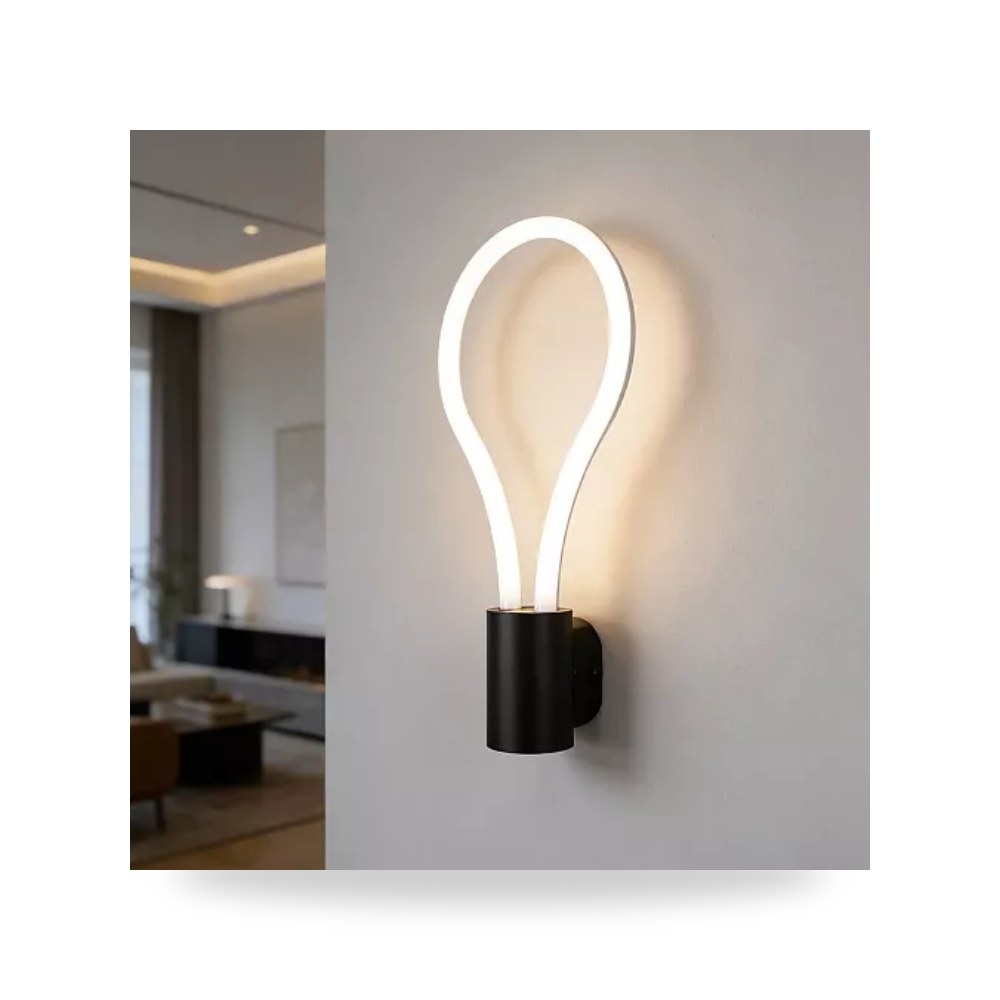 ابليك جداري همر UP-15 اسود 15 واط 500 مم 3C