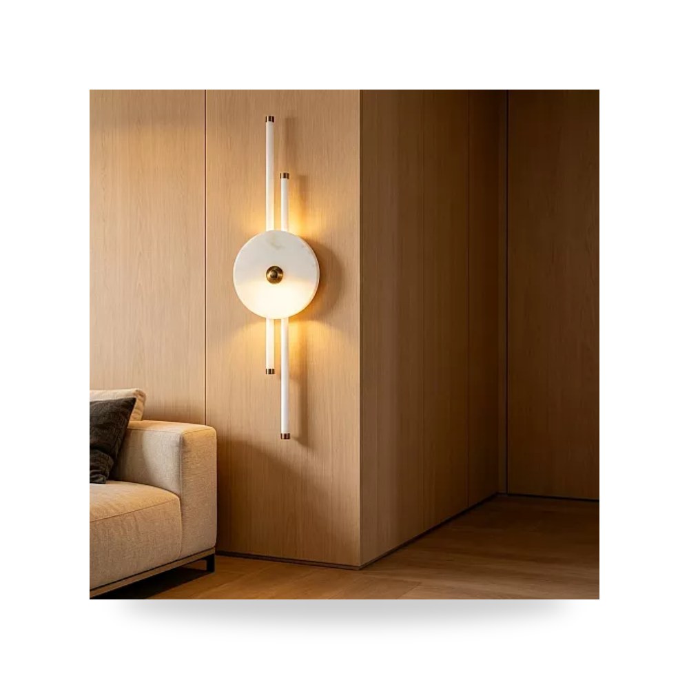 أبليك جداري خطي زيتي 15W مقاس 90cm أصفر هامر همر موديل UP-15