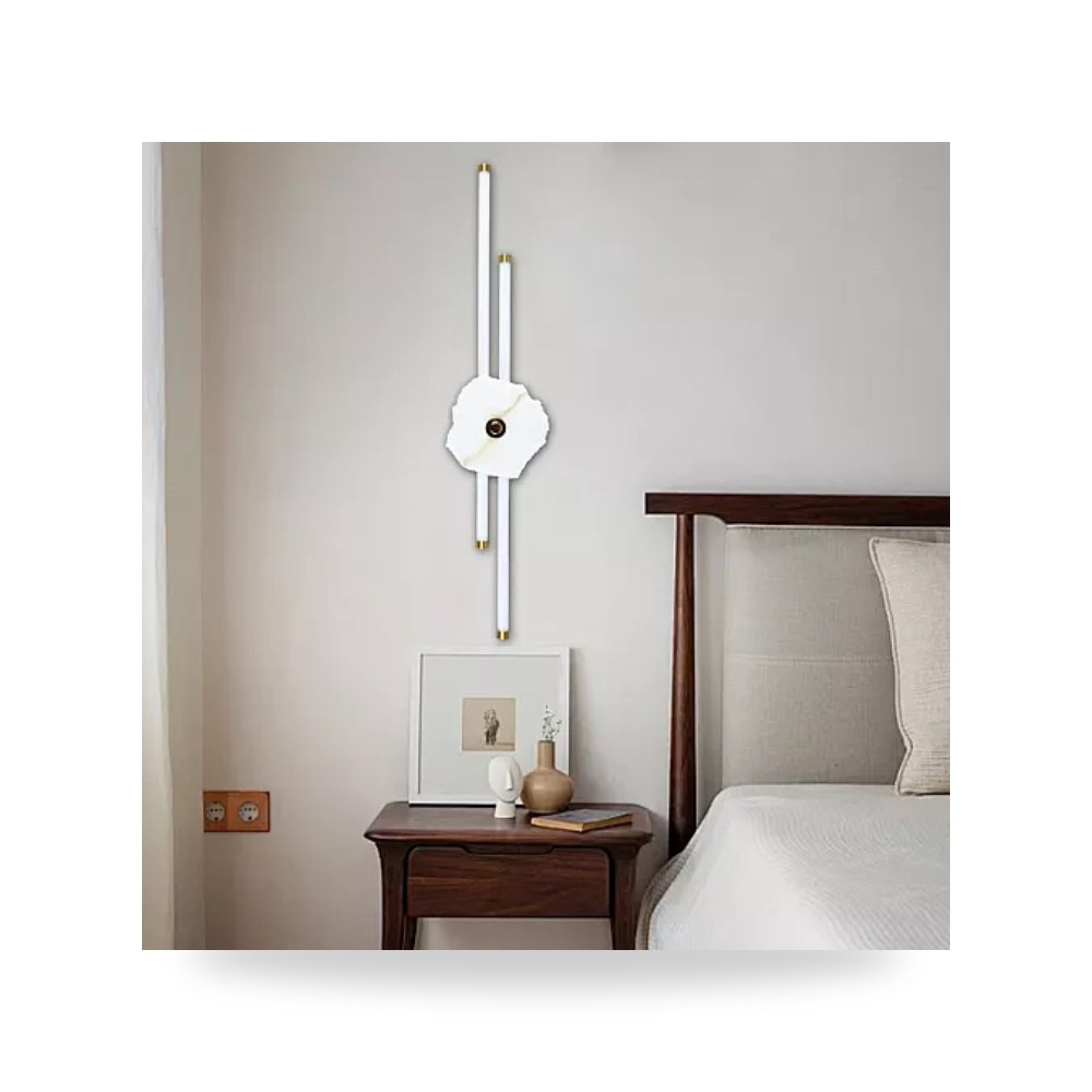أبليك جداري خطي زيتي 18W مقاس 90cm أصفر هامر همر موديل UP-15