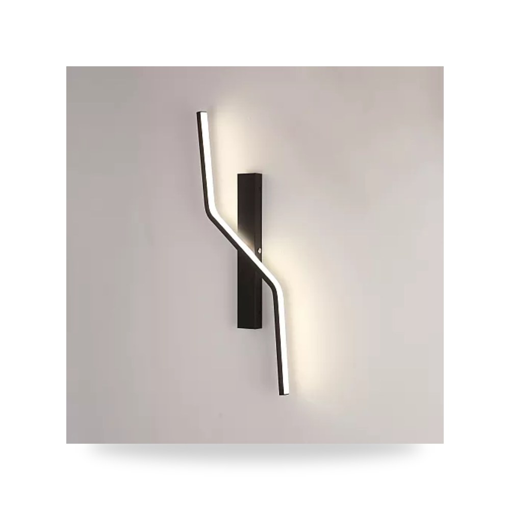 أبليك جداري دائري أسود 15W قطر 60cm هامر 3 ألوان همر موديل UP-15