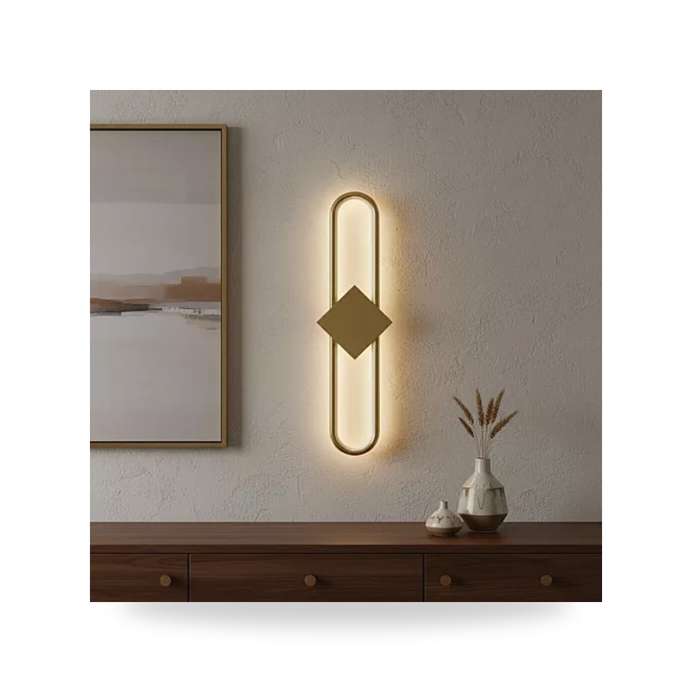 أبليك جداري دائري زيتي 9W قطر 50cm هامر 3 ألوان همر موديل UP-15
