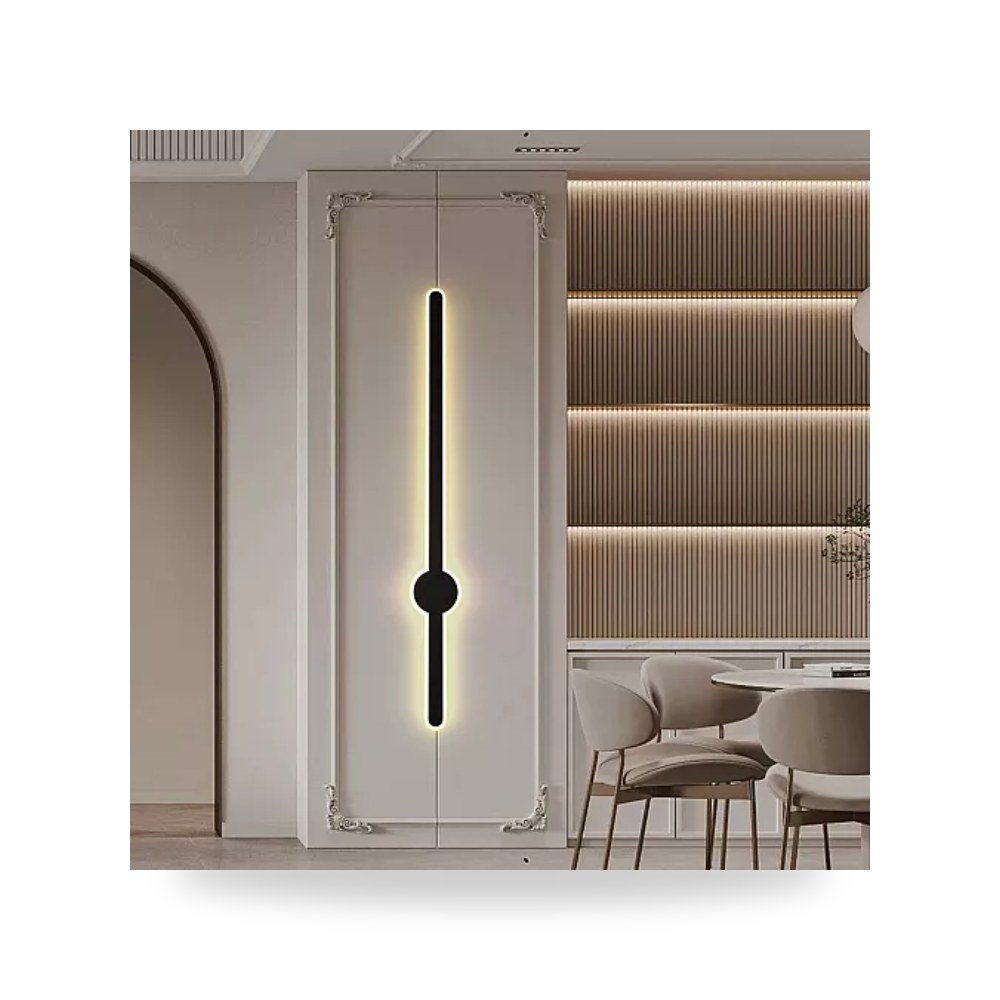 أبليك جداري خطي خارجي أسود 36W مقاس 150cm IP65 همر موديل UP-15