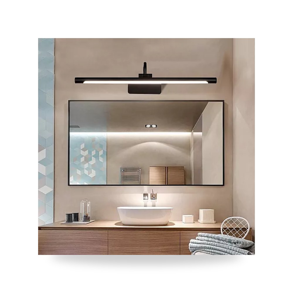 أبليك جداري للمغاسل والمرايا أسود 25W 3CCT هامر همر موديل UP-15