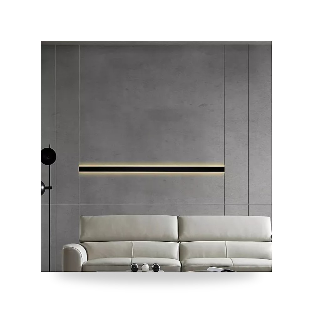أبليك جداري خطي أسود أصفر طول 150cm هامر C5247 همر موديل UP-15