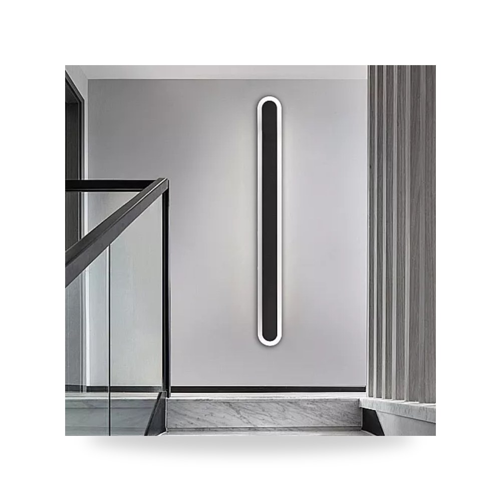 أبليك جداري مسطرة أسود أصفر طول 90cm هامر Hamer همر موديل UP-15