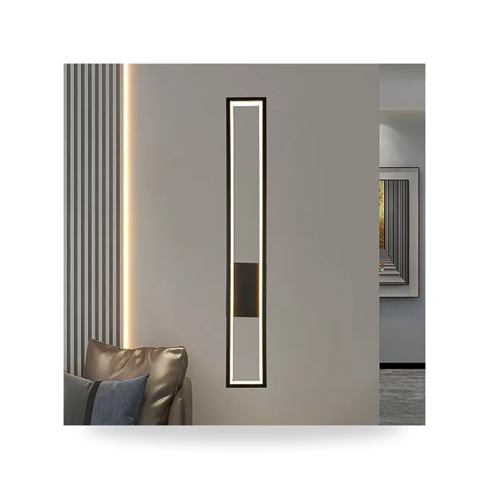 أبليك جداري دائري أسود 36W قطر 80cm هامر 3 ألوان همر موديل UP-15