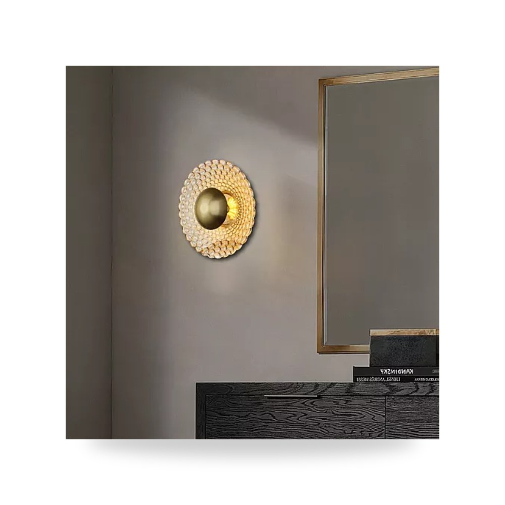 أبليك جداري دائري زيتي 9W قطر 29cm هامر C5852 همر موديل UP-15