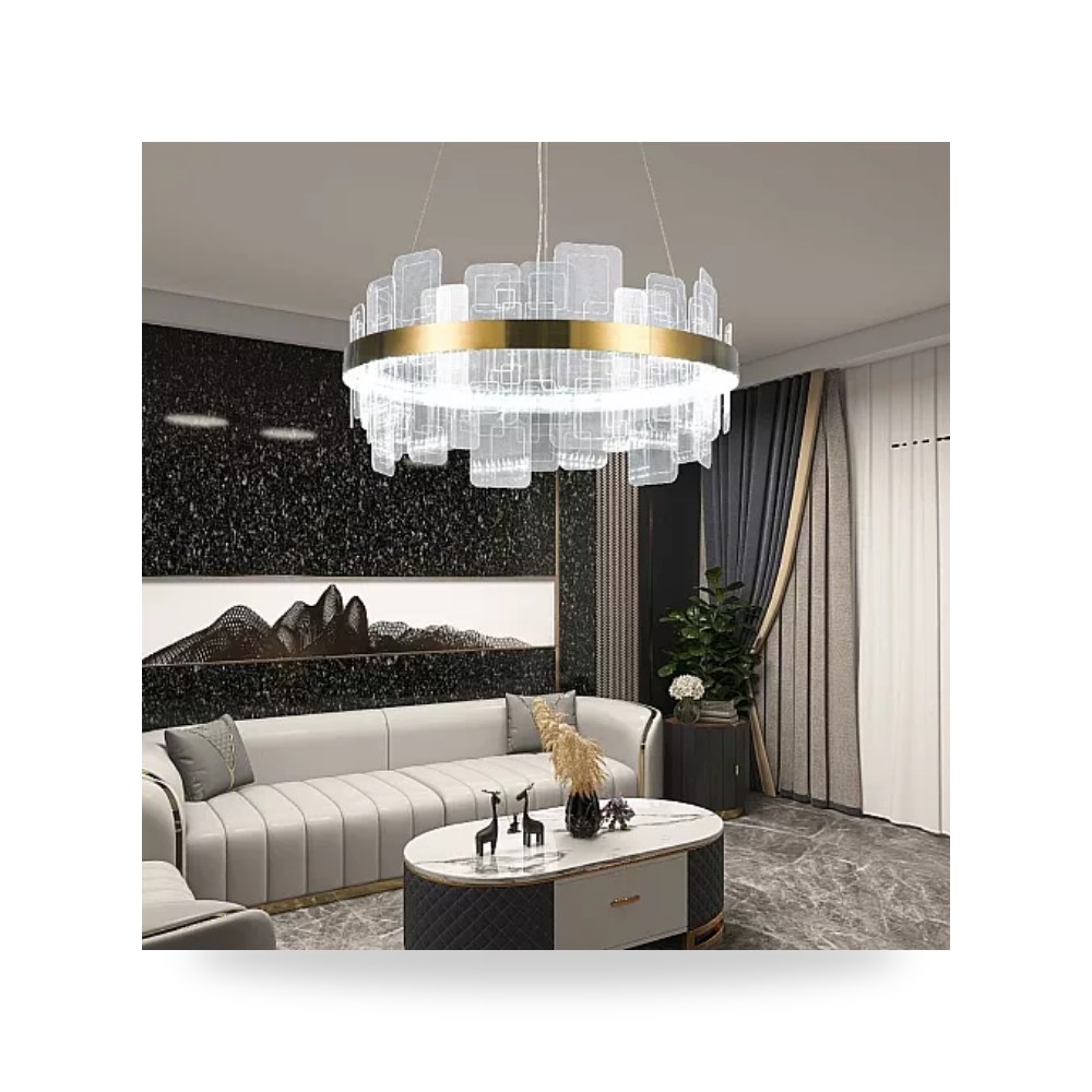 ثريا كرافت مودرن زيتي 3 إضاءات قطر 60cm Hamer همر موديل UP-15
