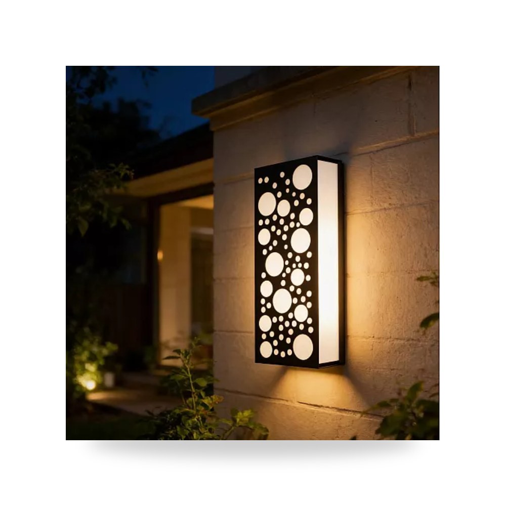 أبليك جداري بوابة مستطيل 30W أصفر Hamer HU9719 همر موديل UP-15