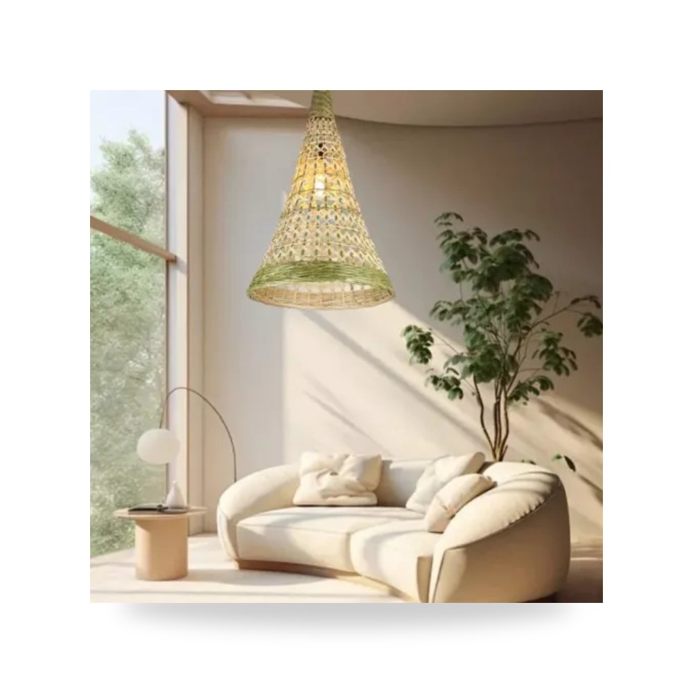 ثريا علاقي قش مفرد 35 سم E27 C5158 همر موديل UP-15