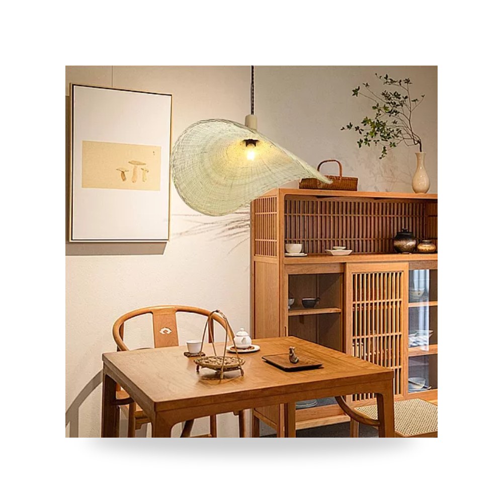 ثريا علاقي قش مفرد 60 سم E27 C5159 همر موديل UP-15