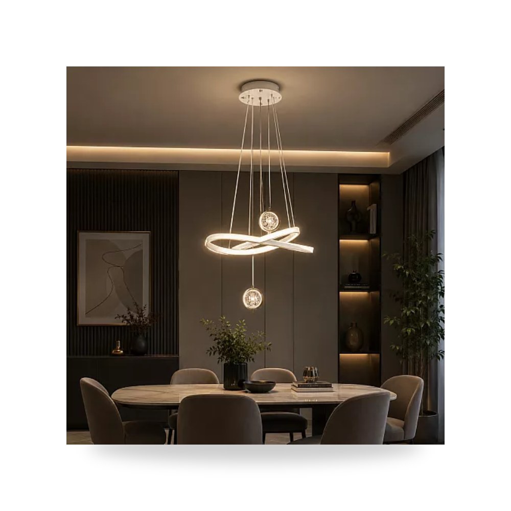 ثريا علاقي حلزوني كريستال 115W F7297 همر موديل UP-15
