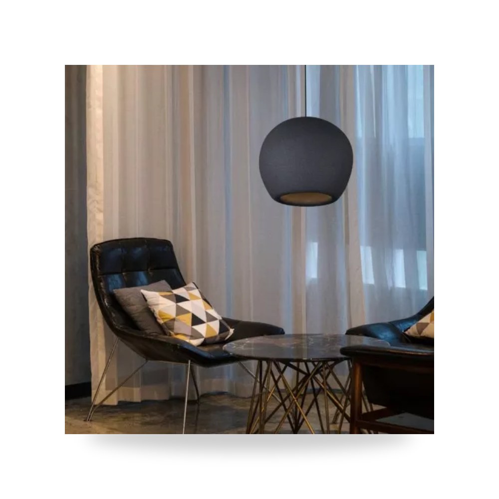 ثريا علاقي أسود 45 سم E27 طراز D6046 همر موديل UP-15