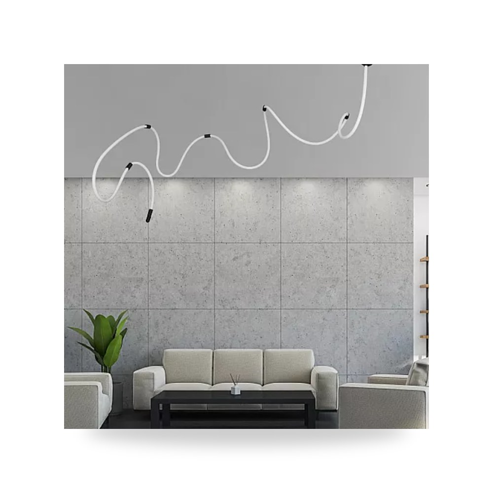 ثريا علاقي مودرن أسود 95 واط أصفر D5979 همر موديل UP-15