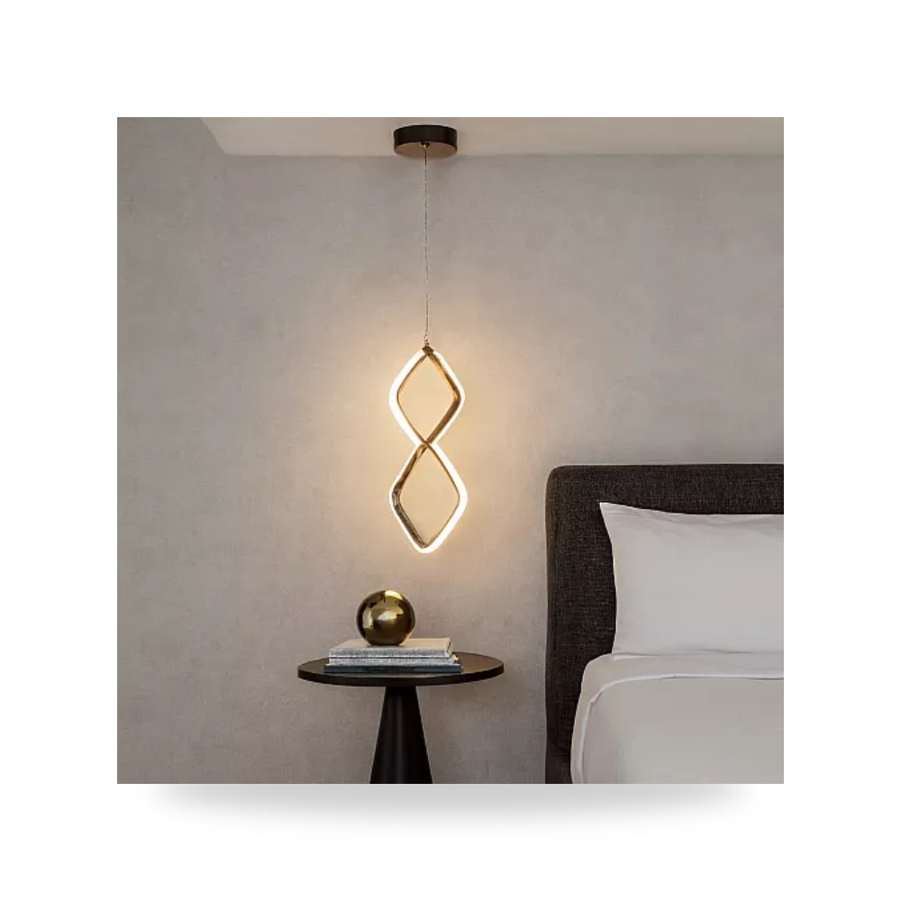 ثريا علاقي مفرد ذهبي 15W طراز E7121 همر موديل UP-15