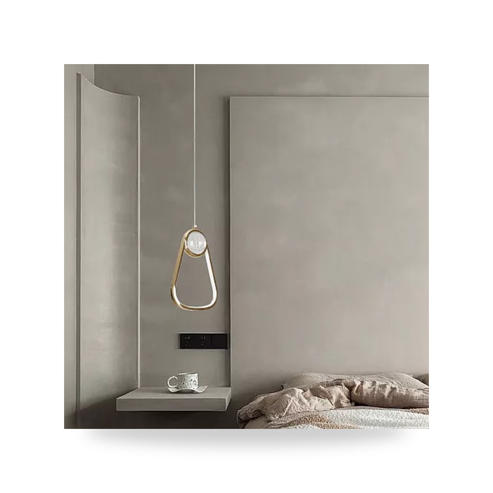 ثريا علاقي مفرد ذهبي 25W طراز D6129 همر موديل UP-15