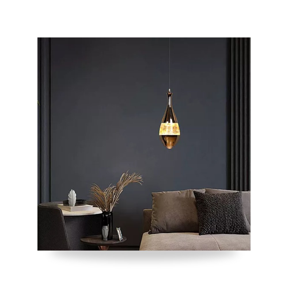 ثريا علاقي ذهبي أصفر 5W طراز E6973 همر موديل UP-15