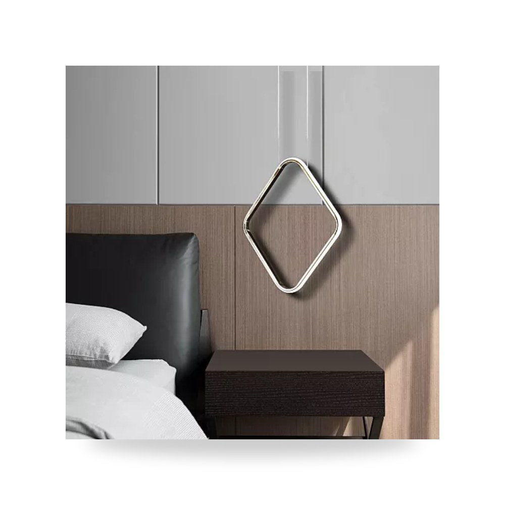 ثريا علاقي مودرن 40×31 سم 3 إضاءات 30W ذهبي همر موديل UP-15