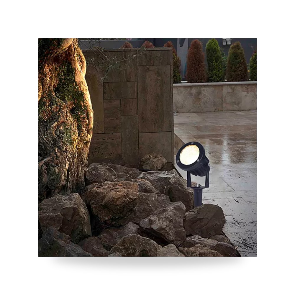 سبوت لايت غرس حدائق متحرك 15W أصفر همر HU2264 موديل UP-15
