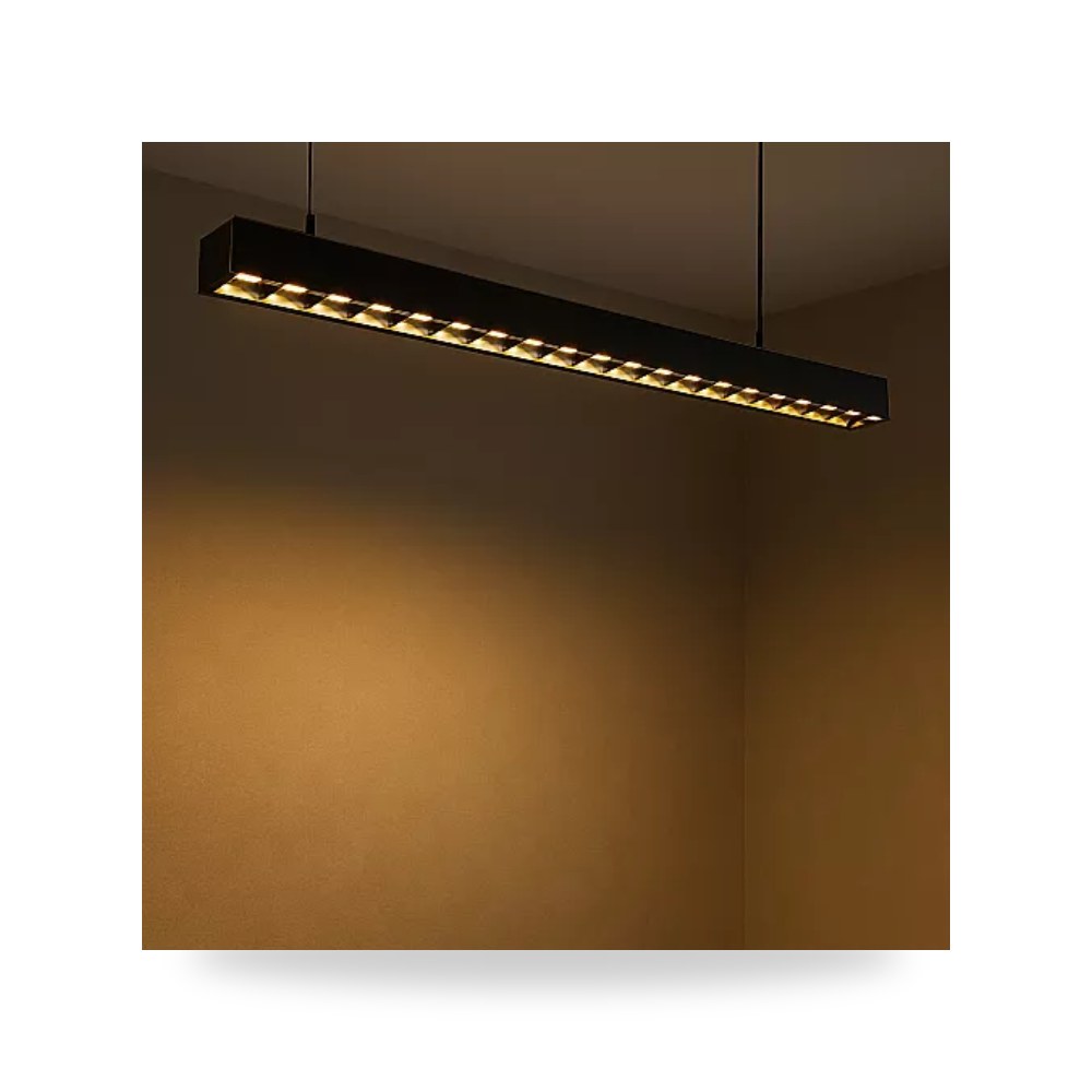 كشاف لاينر عدسات أسود 120سم 50W أصفر توفل TF962 موديل UP-15