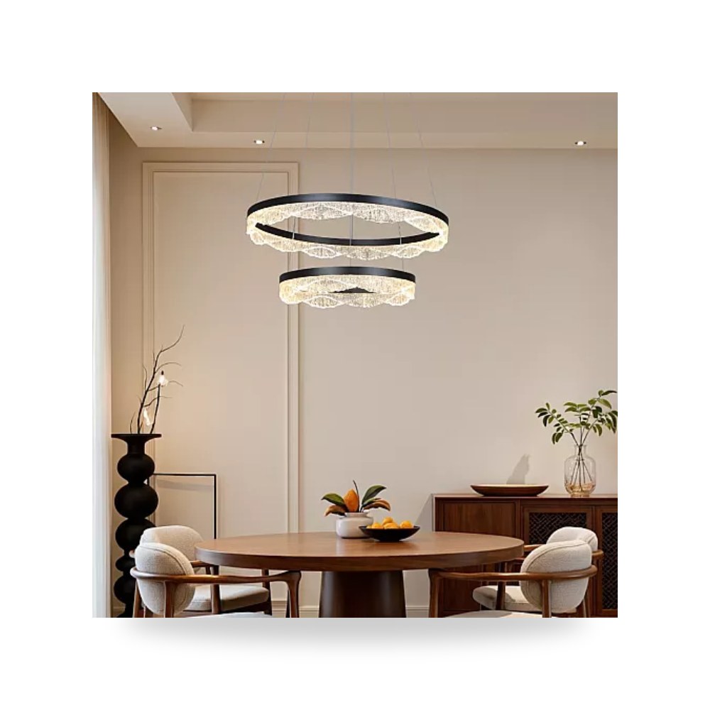 نجف حلقي مودرن 65 واط 3CCT أسود همر RG2R-65W موديل UP-15