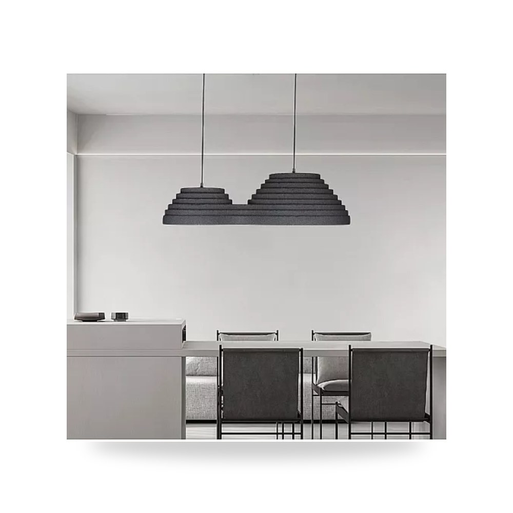 نجف علاقي ثنائي أسود 100 سم همر HA - D6465 - 1000BK موديل UP-15