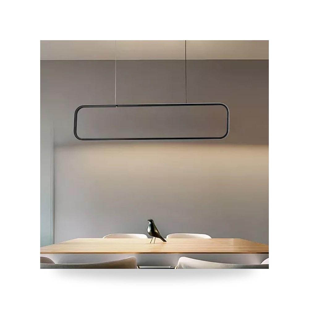 ثريا مودرن حلقتين أسود 75W طراز D6062 هايمر همر موديل UP-15