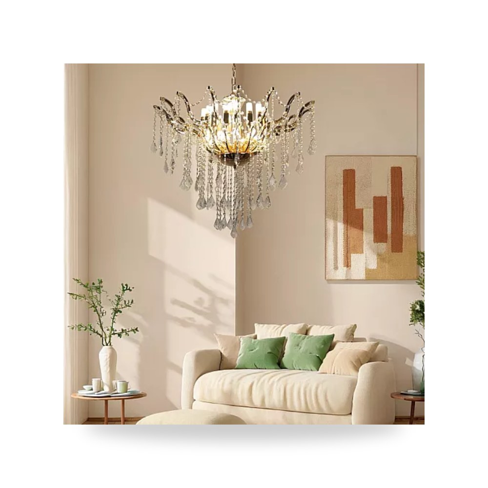 ثريا فاخرة ذهبي 24 لمبة E14 طراز D6326 هايمر همر موديل UP-15