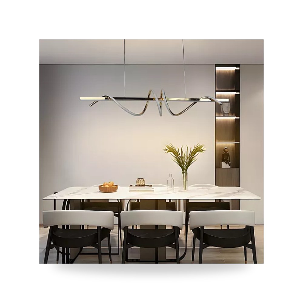ثريا مودرن ذهبي 55W طراز D6078 3CCT هايمر همر موديل UP-15