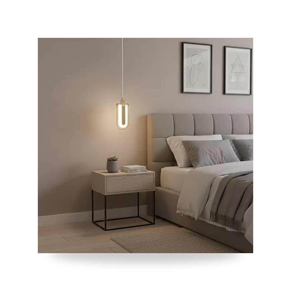 ثريا علاقي مودرن ذهبي 7 واط 3CCT طراز D6156 هامر همر موديل UP-15
