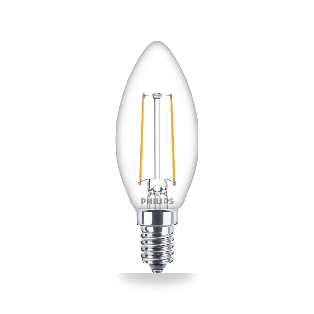لمبة فيلمنت شمعة B35 فيليبس E14 قدرة 40W دافئة شركة (REMCO)