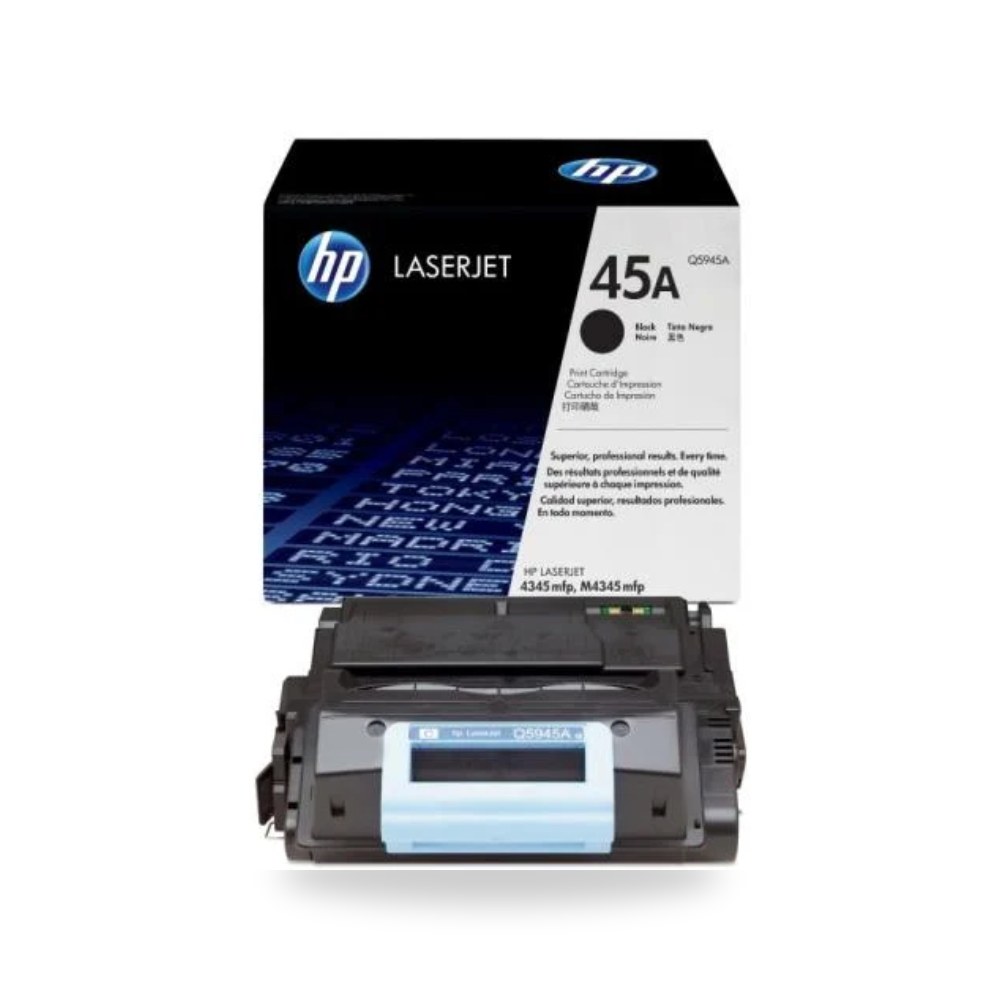 حبر طابعة ليزر أسود أصلي إتش بي HP 45A Q5945A شركة (REMCO)