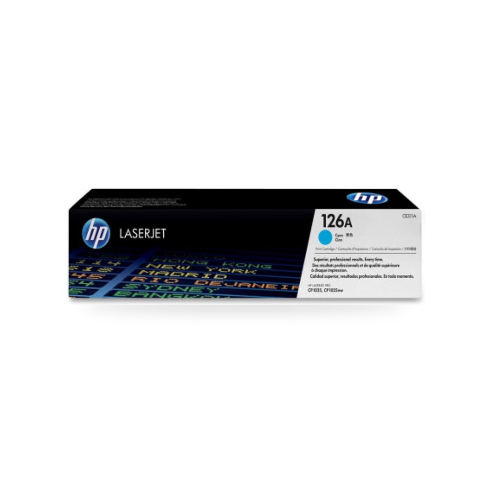 خرطوشة حبر ليزر سماوي أصلي إتش بي HP 126A CE311A شركة (REMCO)