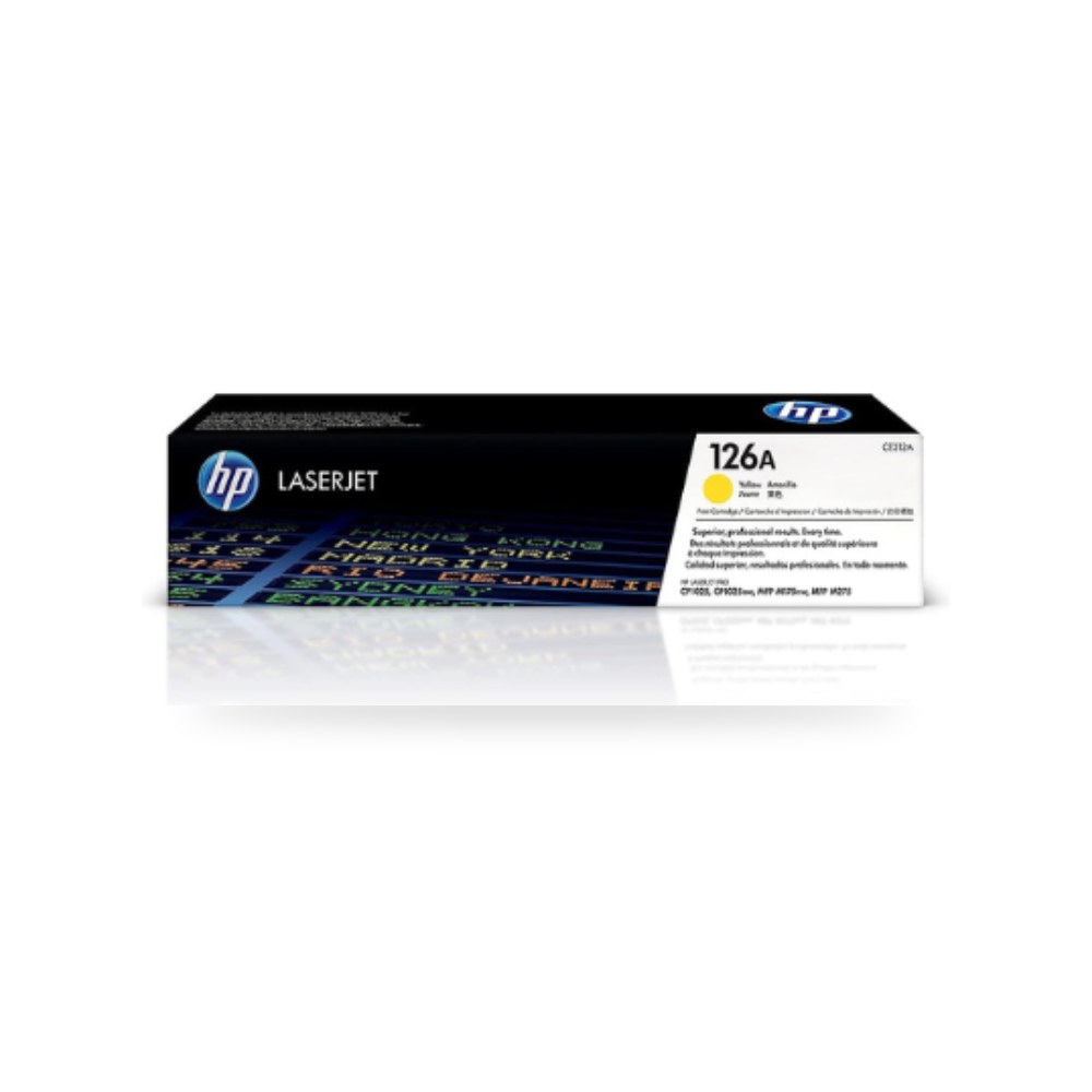 خرطوشة حبر ليزر أصفر أصلي إتش بي HP 126A CE312A شركة (REMCO)