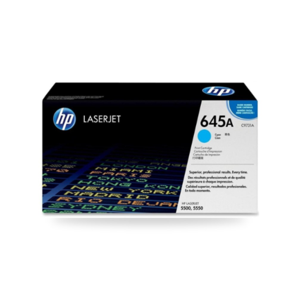 خرطوشة حبر ليزر سماوي أصلي إتش بي HP 645A C9731A شركة (REMCO)
