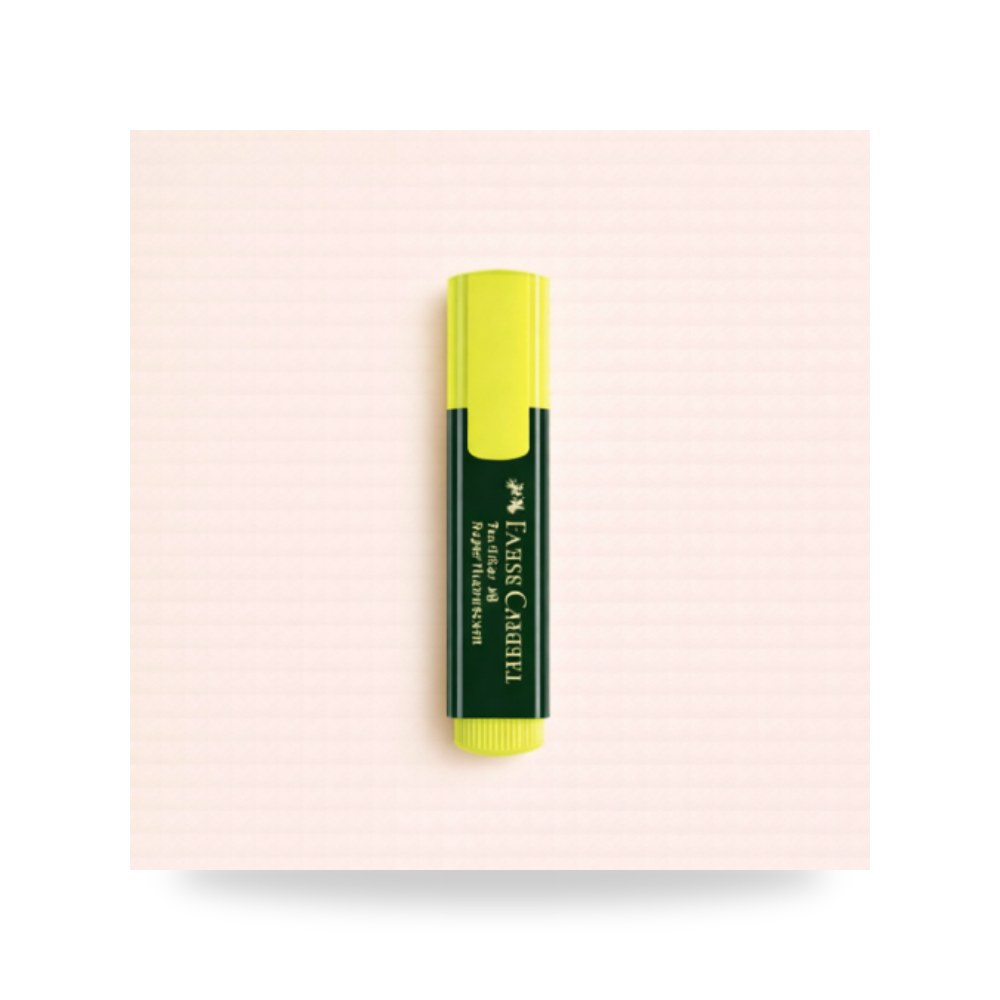 قلم تظهير وتظليل أصفر فابر كاستل Faber-Castell شركة (REMCO)
