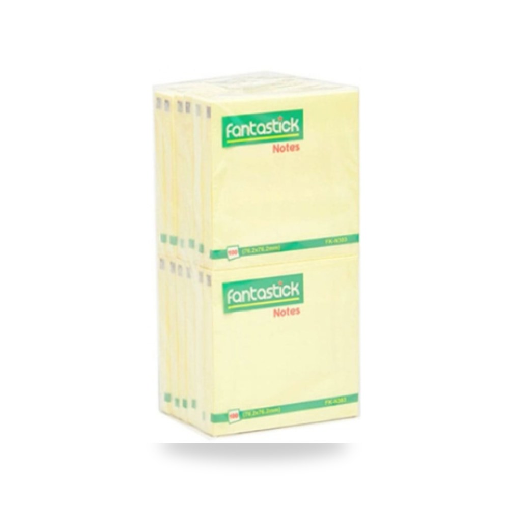 ورق ملاحظات لاصق أصفر فانتاستك Fantastic FK-N303 شركة (REMCO)