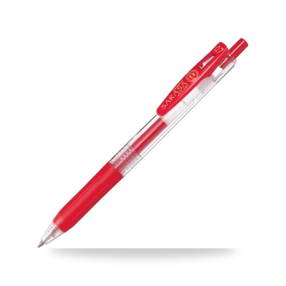 قلم حبر جل أحمر 0.7 مم زيبرا ساراسا Zebra Sarasa شركة (REMCO) موديل 340718643 (كود
