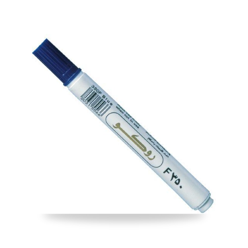 قلم خط وتحديد أزرق مشطوف روكو ROCO 350F قلم شركة (REMCO)