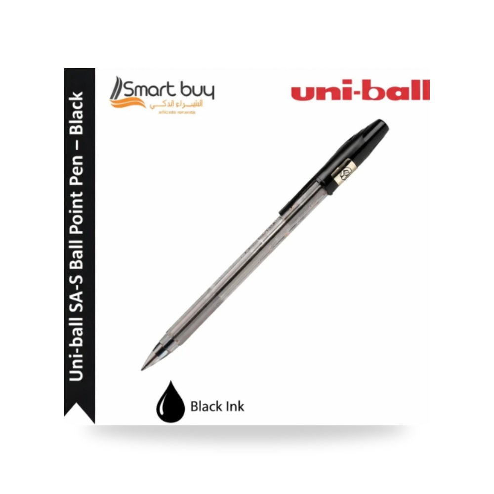 قلم جاف مكتبي سن 0.7 مم يوني بول Uni-ball أسود شركة (REMCO)