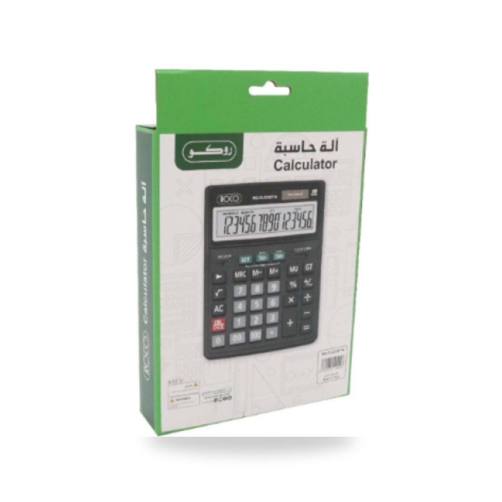 آلة حاسبة مكتبية رقمية كبيرة 16 خانة روكو ROCO شركة (REMCO)