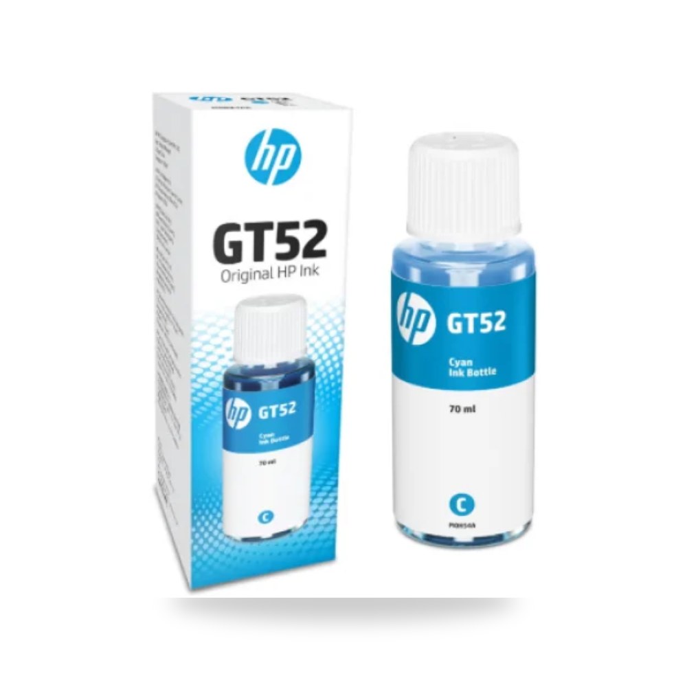 عبوة حبر سائل سماوي أصلي GT52 إتش بي 70مل شركة (REMCO)