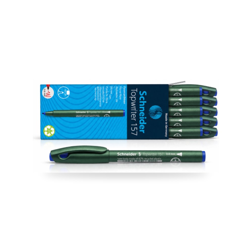 قلم فايبر شنايدر Topwriter 157 أزرق 0.8مم شركة (REMCO)