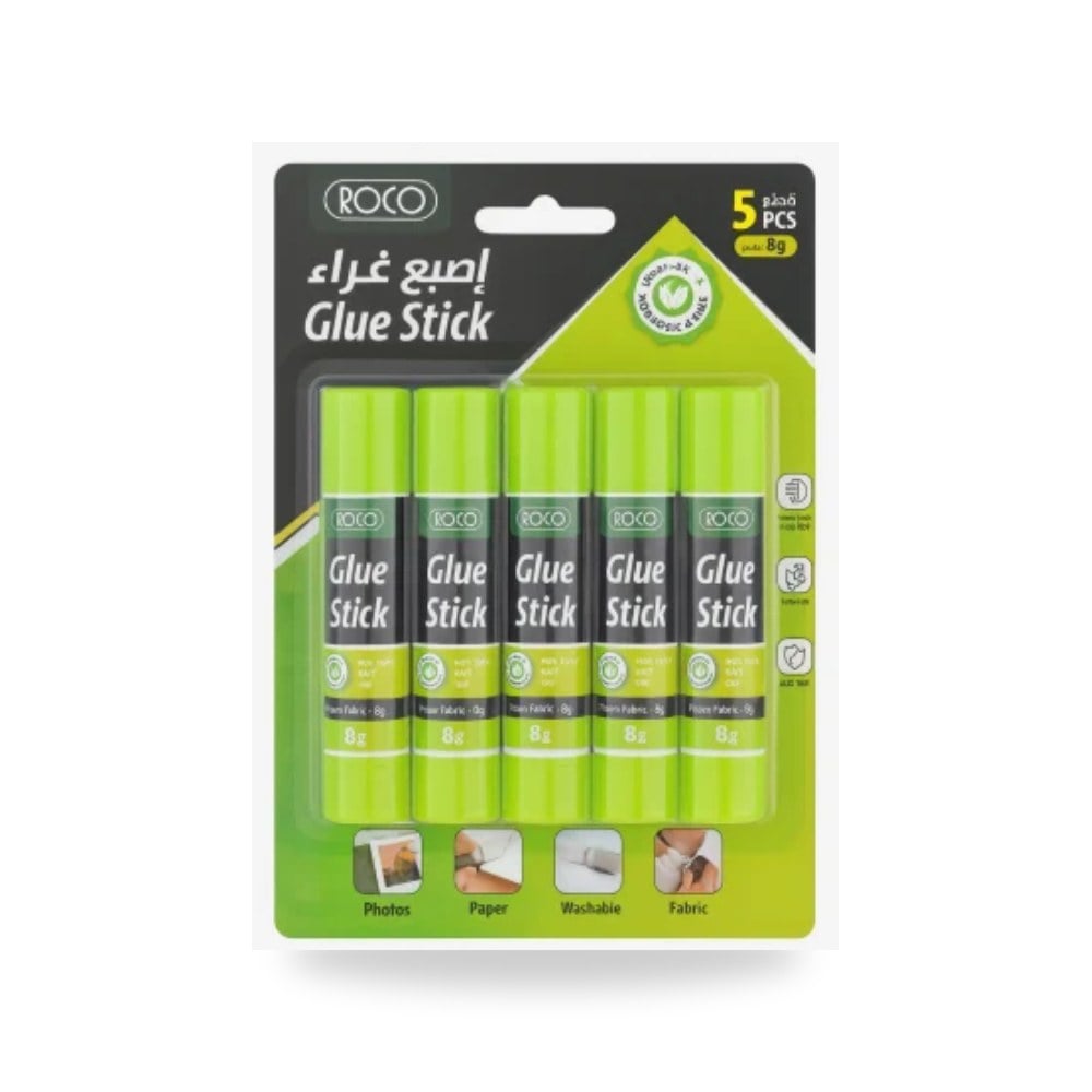 أصابع غراء لاصق جاف 5 قطع روكو شركة (REMCO)